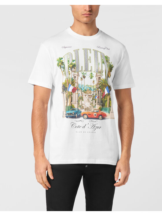 PHILIPP PLEIN PHILIPP PLEIN T-Shirt 23585 Biały Regular Fit
