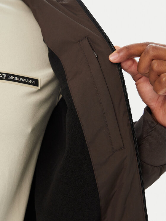 EA7 Emporio Armani EA7 Emporio Armani Kevad-sügis jope 8NPB21 PNFZZ U6027 Tumepruun Regular Fit