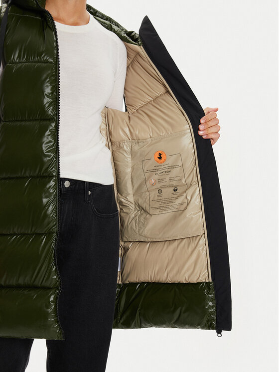 Save The Duck Save The Duck Brezrokavnik D80302W-LUCK19 Zelena Loose Fit
