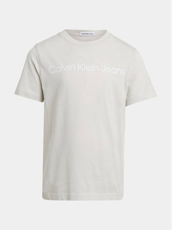 Calvin Klein Jeans Calvin Klein Jeans Marškinėliai IU0IU00599 Pilka Regular Fit