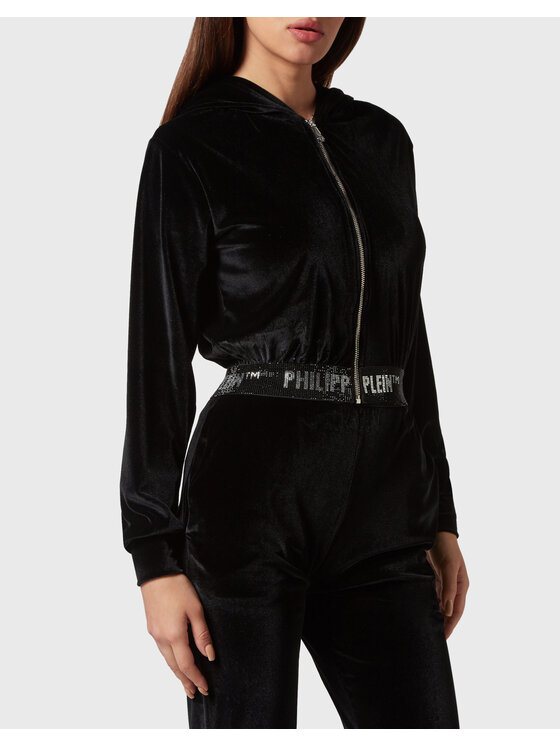 PHILIPP PLEIN PHILIPP PLEIN Bluza 3545 Czarny Regular Fit
