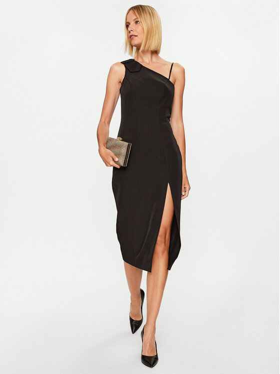 Rinascimento Rinascimento Rochie cocktail CFC0115241003 Negru Regular Fit