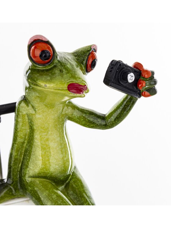 MIAhome MIAhome Figurka żabka FROGG turystka Zielony