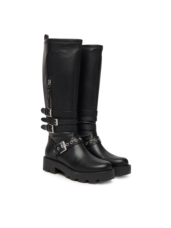 Guess Guess Ботуши FLFYNK ELE11 Черен