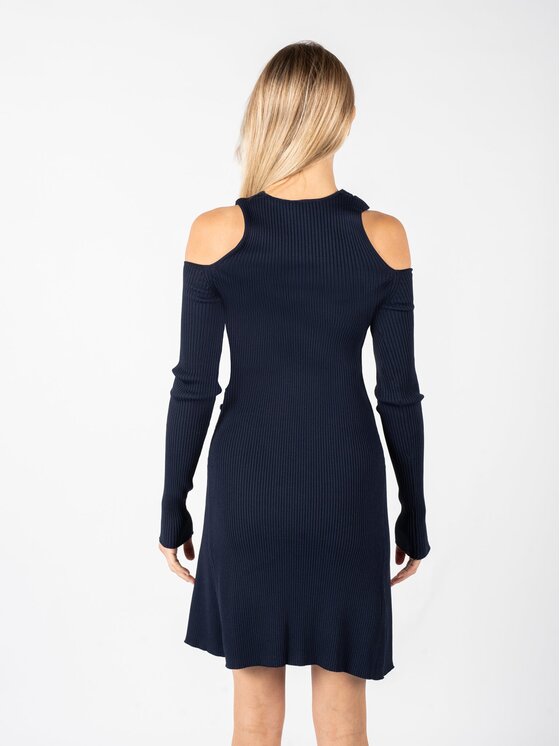 PINKO PINKO Každodenní šaty 1G178C Y7XV Tmavomodrá Slim Fit