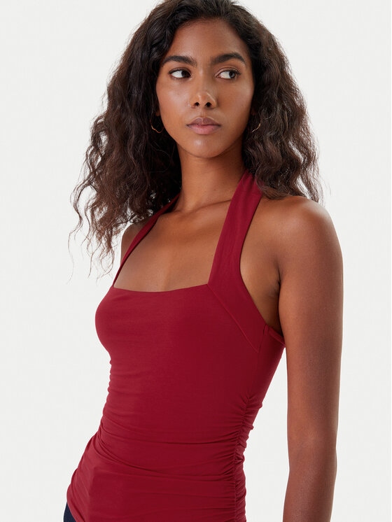 Guess Guess Top W5YP28 KACM2 Crvena Regular Fit