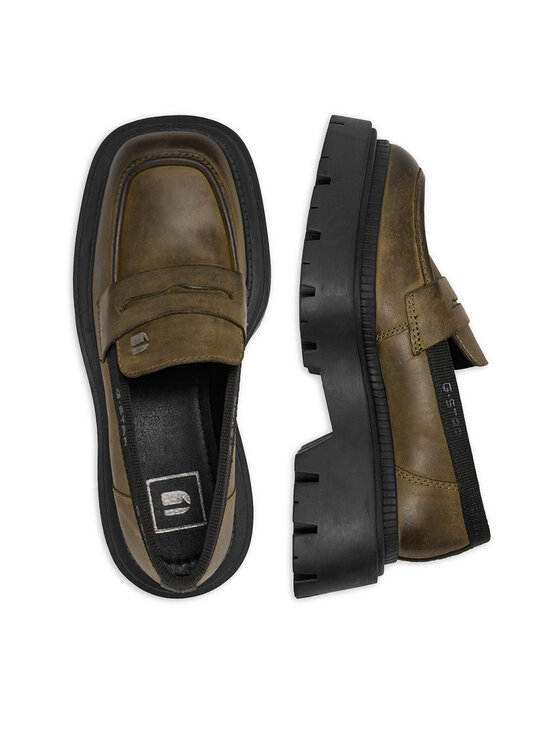 G-Star Raw G-Star Raw Loafersy CEO-WI34-JOSIA-04 Zielony