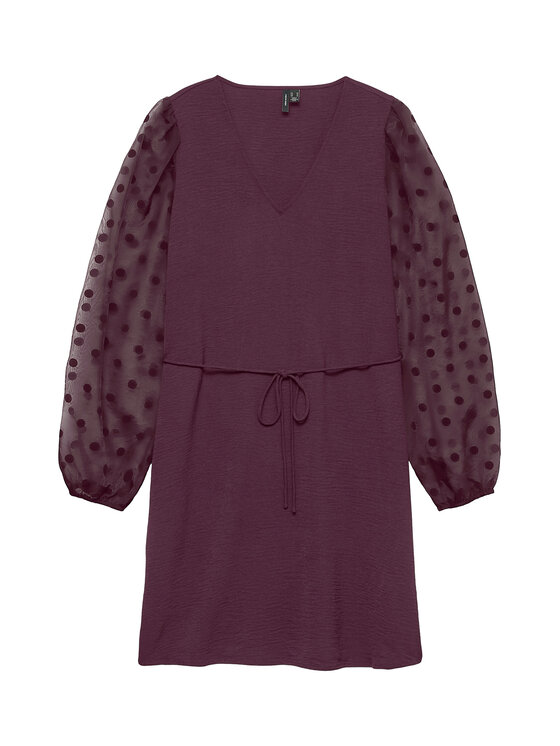 Vero Moda Vero Moda Коктейлна рокля Alva 10337473 Виолетов Regular Fit