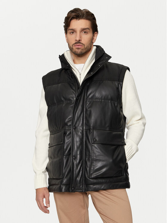 BOSS Boss Prijelazna jakna Jolam 50522219 Crna Relaxed Fit