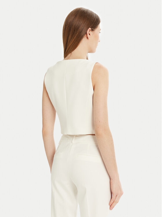 Marella Marella Mellény Camper 2513911034 Fehér Slim Fit