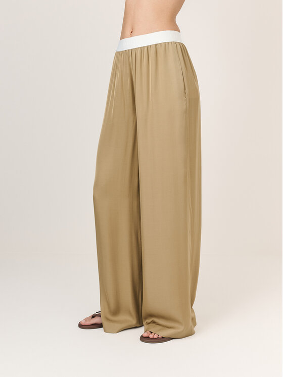 La Mania La Mania Pantalone da abito JERRY Beige Classic Fit