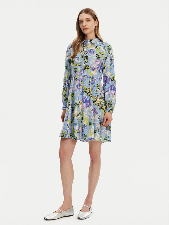 YAS YAS Sukienka koszulowa Kaya 26037079 Kolorowy Regular Fit