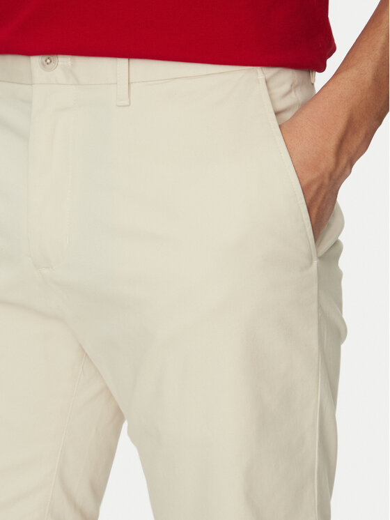 Tommy Hilfiger Tommy Hilfiger Шорти з тканини Brooklyn MW0MW23563 Бежевий Regular Fit