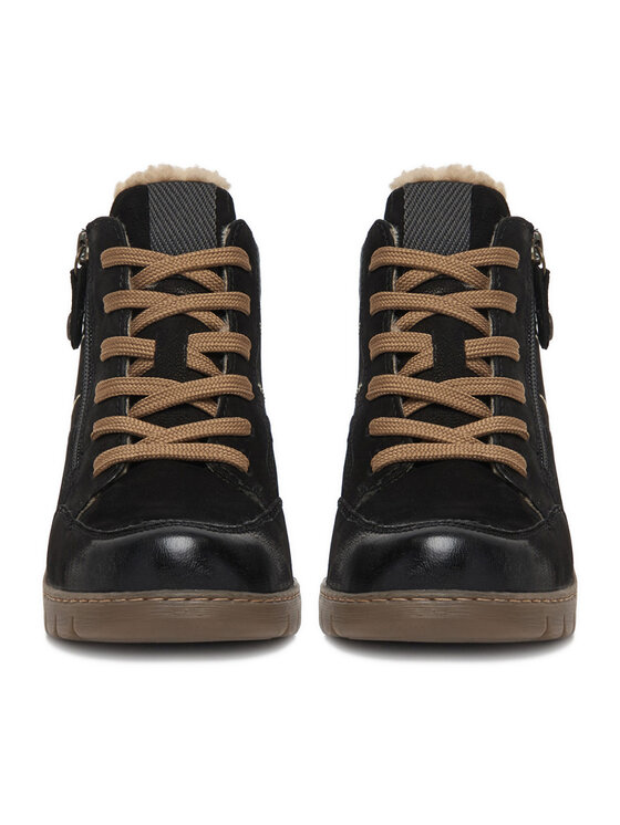 Go Soft Go Soft Gležnjarji CEO-WI23-GHANA-07C Črna