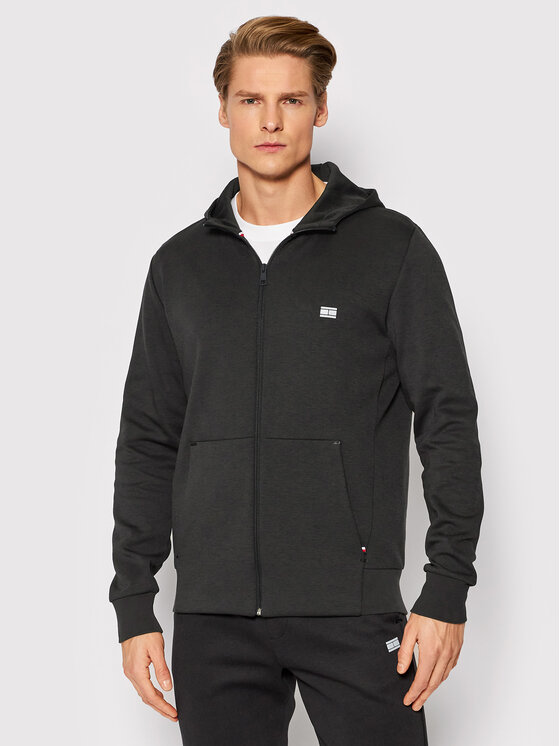 Tommy Hilfiger Tommy Hilfiger Mikina Tech Essentials MW0MW19790 Čierna Regular Fit