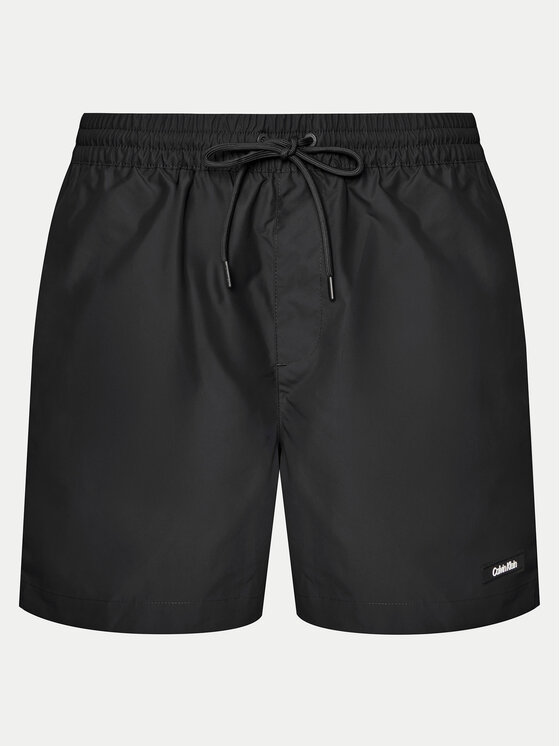 Calvin Klein Swimwear Calvin Klein Swimwear Szorty kąpielowe KM0KM01111 Czarny Regular Fit
