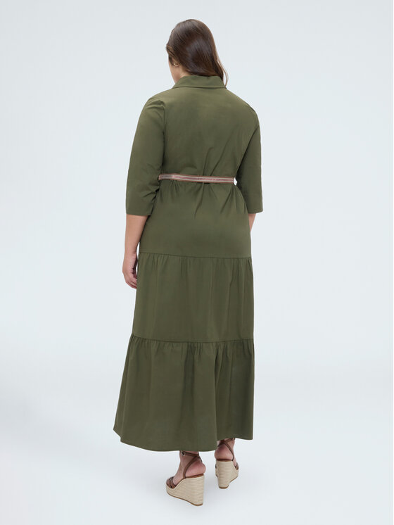 Fiorella Rubino Fiorella Rubino Sukienka wieczorowa 7048T001779N035 Zielony A-Line Fit