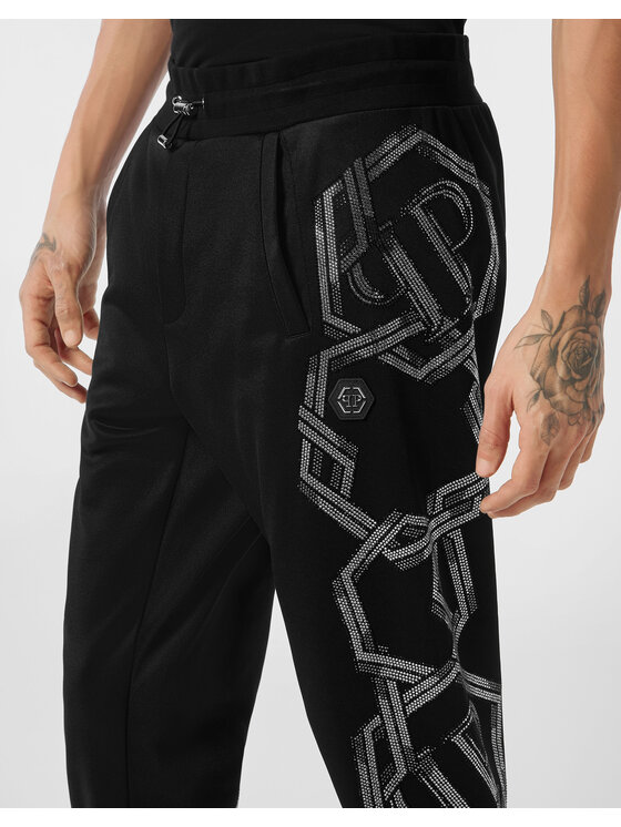 PHILIPP PLEIN PHILIPP PLEIN Spodnie dresowe 26943 Czarny Jogger Fit