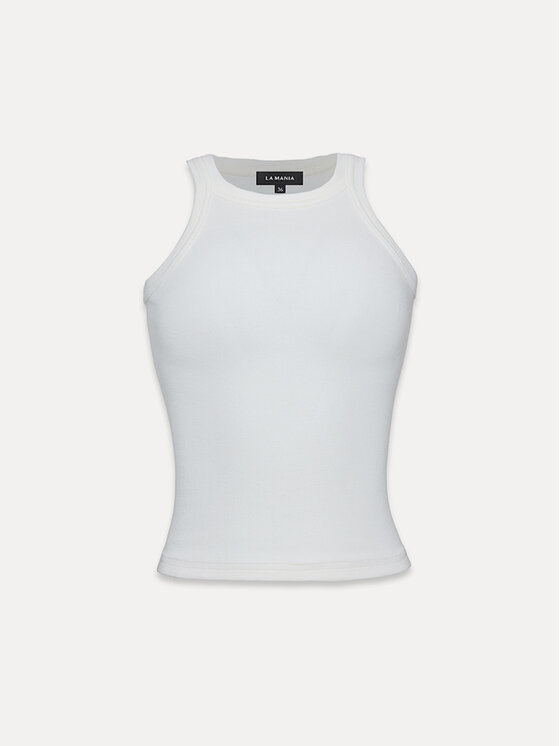La Mania La Mania Top VENO Bianco Basic Fit
