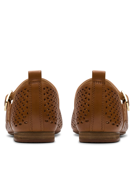 Clarks Clarks Polobotky Fawna Jane 26181228 Hnědá