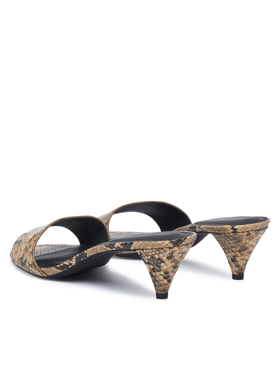 Tommy Hilfiger Tommy Hilfiger Natikači Th Mid Mule FW0FW09429 Bež