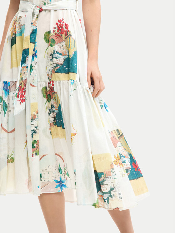 Desigual Desigual Haljina košulja 26SWVW15 Šarena Regular Fit