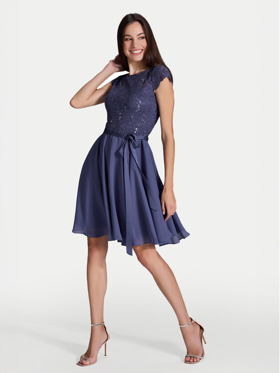 Swing Swing Koktel haljina 77760510 Plava Regular Fit