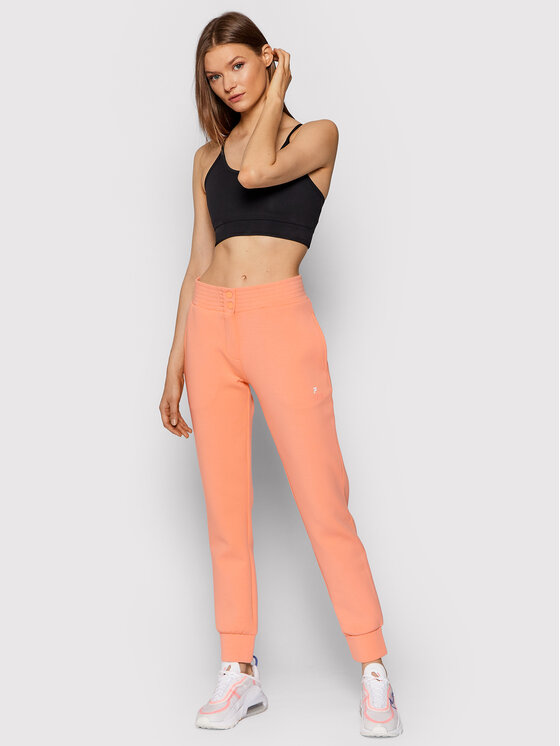 Guess Pantaloni da tuta Caren O1BA67 FL03S Arancione Regular Fit • Modivo.it