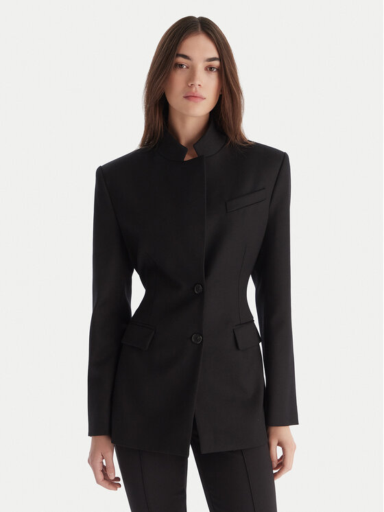 PINKO PINKO Švarkas Fausta 106098 A306 Juoda Regular Fit