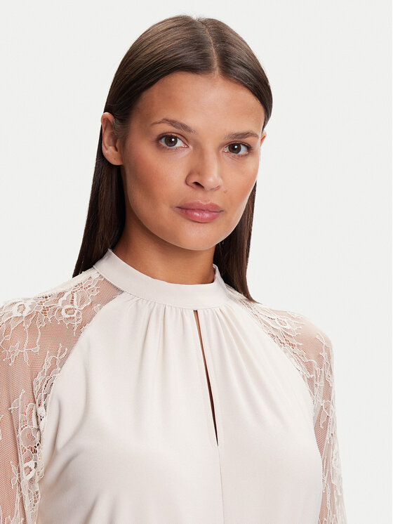 Vero Moda Vero Moda Majica Milla 10334620 Bež Loose Fit