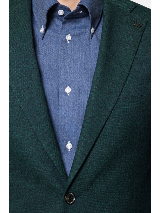 Lancerto Lancerto Garnitur Bristol GA073222000006 Zielony Slim Fit