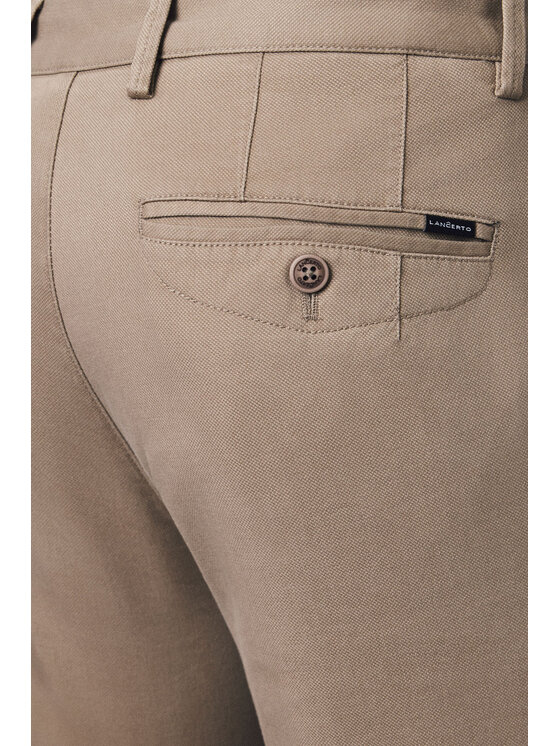 Lancerto Lancerto Chinosy Mikkeli SP082125000016 Beżowy Regular Fit
