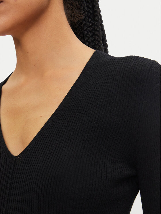 Calvin Klein Calvin Klein Rochie tricotată K20K207491 Negru Slim Fit