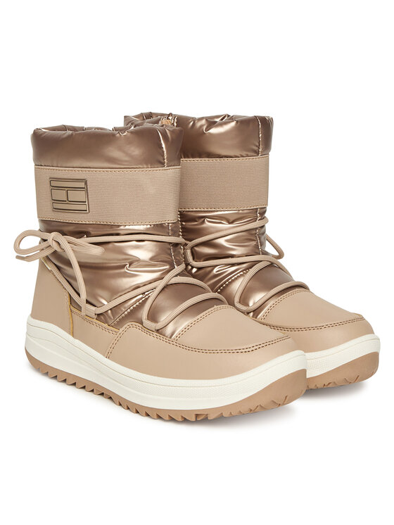 Tommy Hilfiger Tommy Hilfiger Sniego batai Snow Boot T3A5-34052-1474 D Smėlio