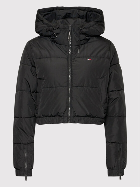 Tommy Jeans Giubbotto piumino Tjw Cropped DW0DW11104 Nero Regular Fit •  Modivo.it