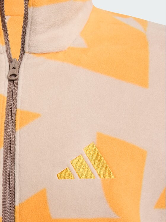 adidas adidas Polar Terrex Kids Multi Printed Full-Zip Brązowy Regular Fit