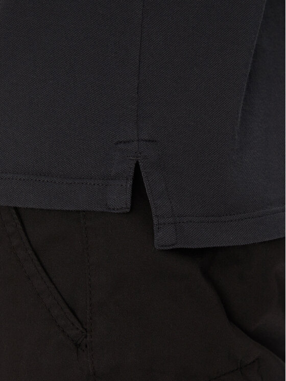 C.P. Company C.P. Company Тениска с яка и копчета 18CMPL130A006263G Черен Regular Fit