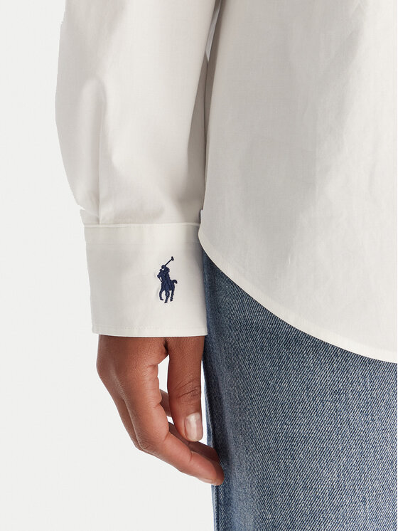 Polo Ralph Lauren Polo Ralph Lauren Srajca 211941509002 Bela Slim Fit