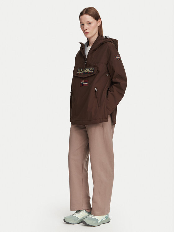 Napapijri Napapijri Anorak Rainforest W Pkt 4 NP0A4GM6 Rjava Regular Fit