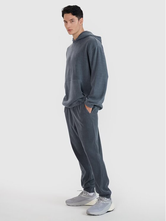 4F 4F Jogger nohavice 4FRSS25TTROM1476-22S Čierna Regular Fit