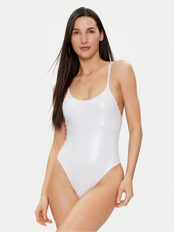 Női Női fürdőruha Calvin Klein Swimwear, Méret: XS, Fehér, KW0KW02255