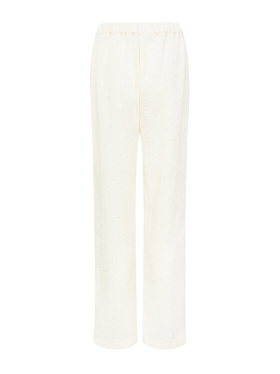KMX KMX Spodnie materiałowe 808470009 Écru Straight Fit