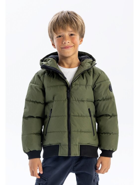 Kurtka zimowa, rozmiar 122/128, Khaki, 19coat75