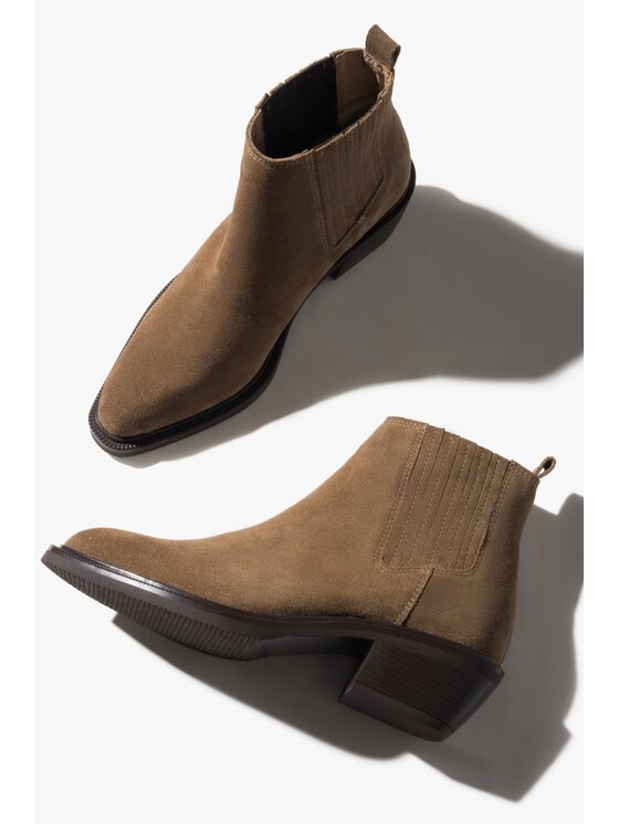 Estro Estro Kovbojské topánky ER00117944 Hnedá