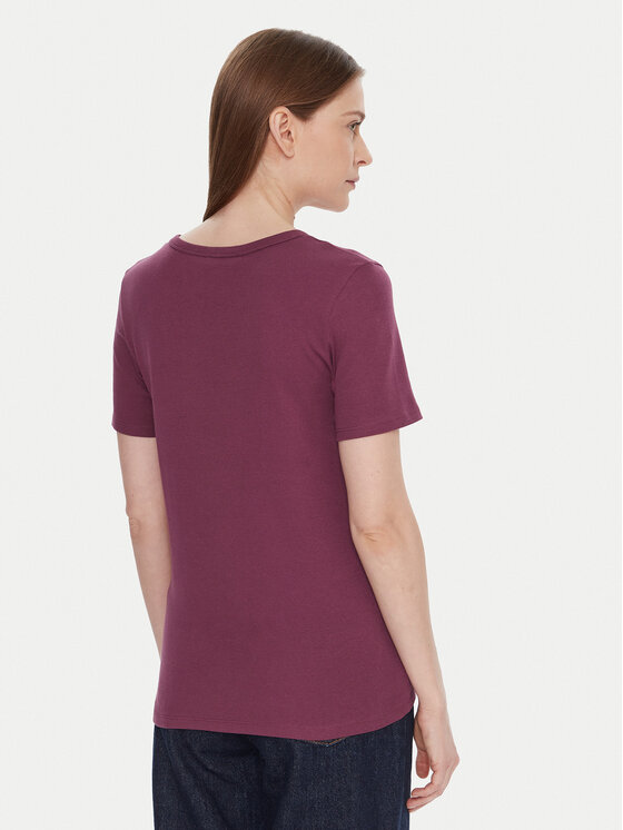 United Colors Of Benetton United Colors Of Benetton Póló 3GA2E16A0 Lila Regular Fit