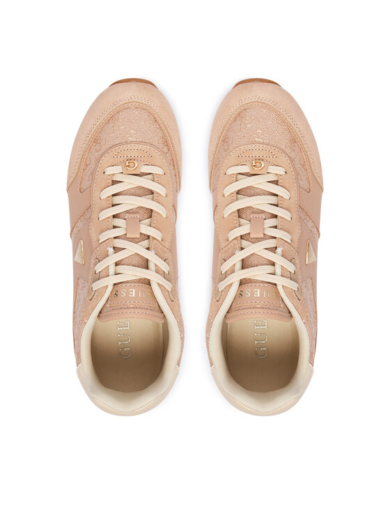 Guess Guess Sneakersy FLTTYR SUE12 Beżowy jasny