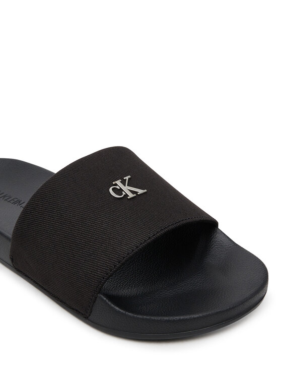 Calvin Klein Jeans Calvin Klein Jeans Papucs Slide Monogram Hardware YW0YW01713 Fekete