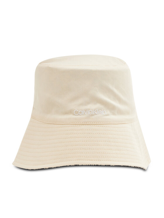 Calvin Klein Cappello Oversized Rev Bucket Hat K60K607982 Beige • Modivo.it