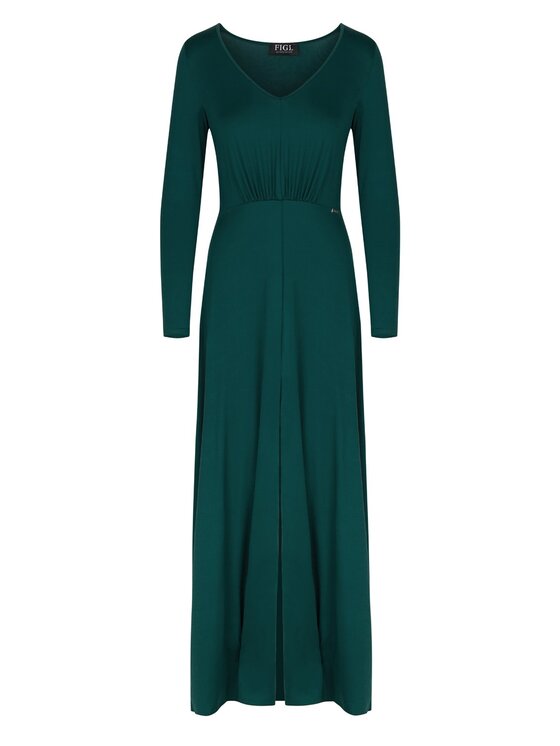FIGL FIGL Sukienka M727 Zielony Regular Fit
