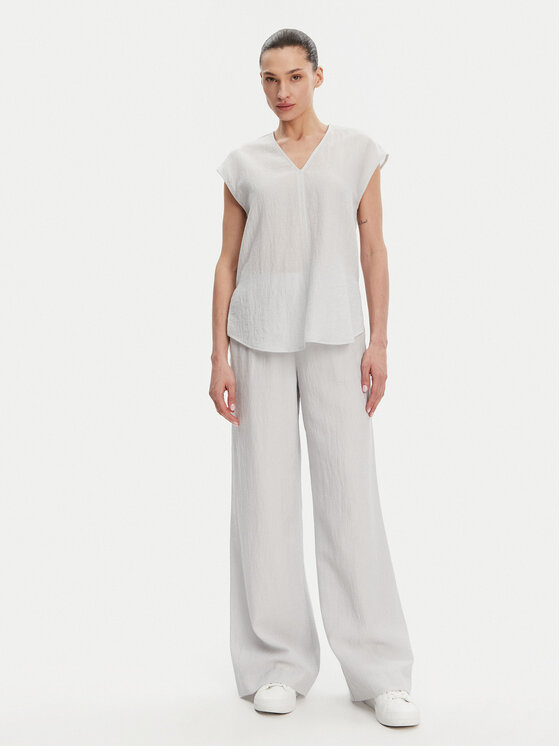 Calvin Klein Calvin Klein Kalhoty z materiálu K20K208173 Světle modrá Regular Fit